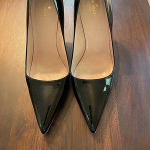 Kate Spade Black Patent Heels - Size 11